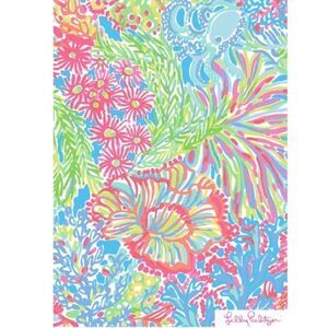 Colorful Lilly-Inspired Magnet 